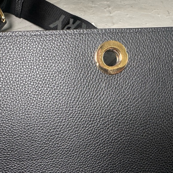 Burberry crossbody NOTE bag Vintage Check / Leather in Black preowned - Picture 10 of 16